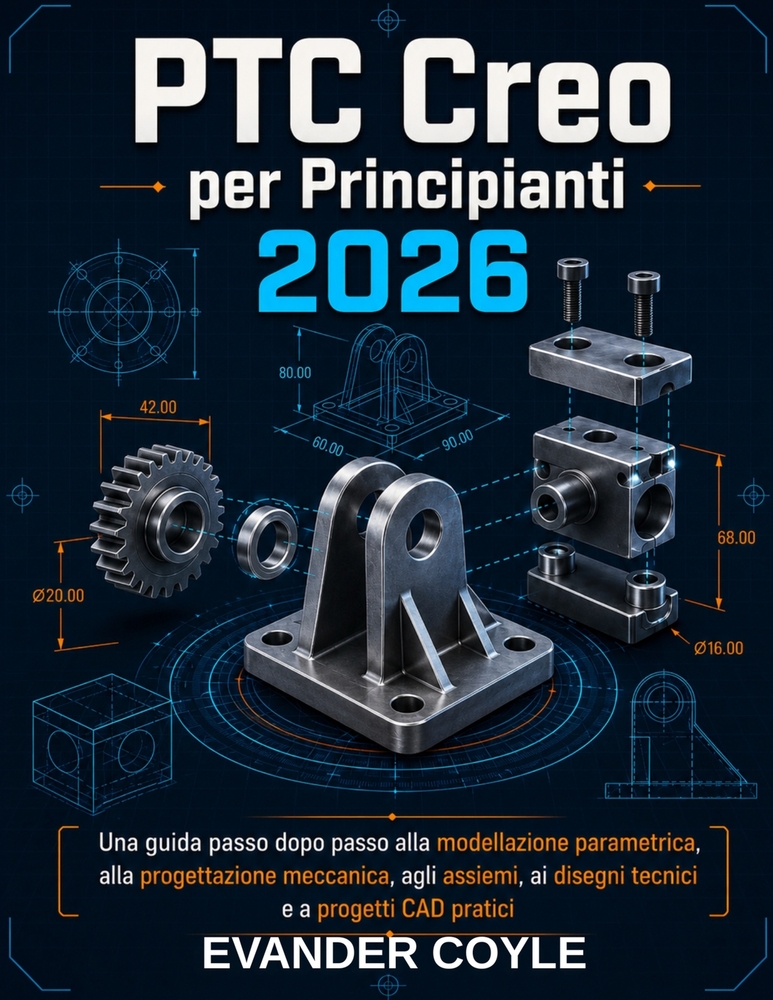 PTC Creo per principianti 2026 cover