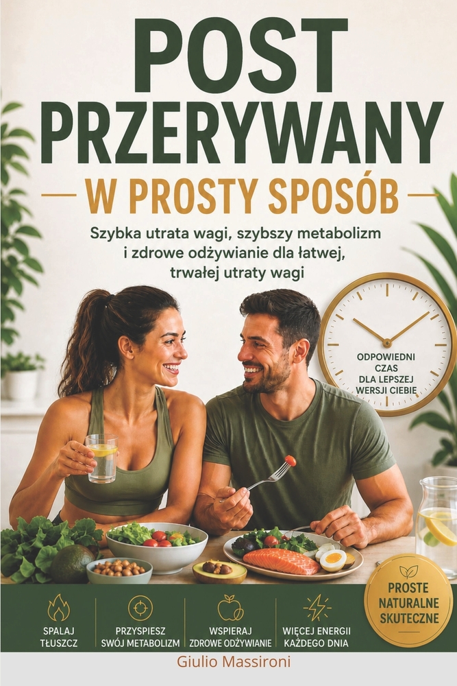 Post Przerywany W Prosty Sposób: Szybka Utrata Wagi, Szybszy Metabolizm i Zdrowe Odżywianie dla Latwej, Trwalej Utraty Wagi cover