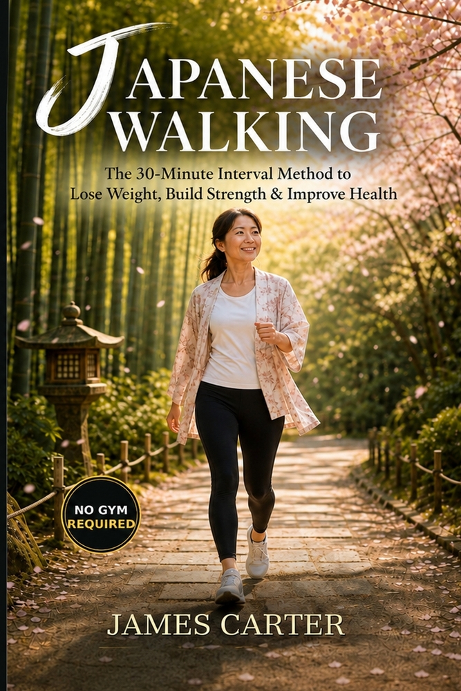 Japanese Walking: The 30-Minute Interval Method to Lose Weight, Build Strength & Improve Health cover