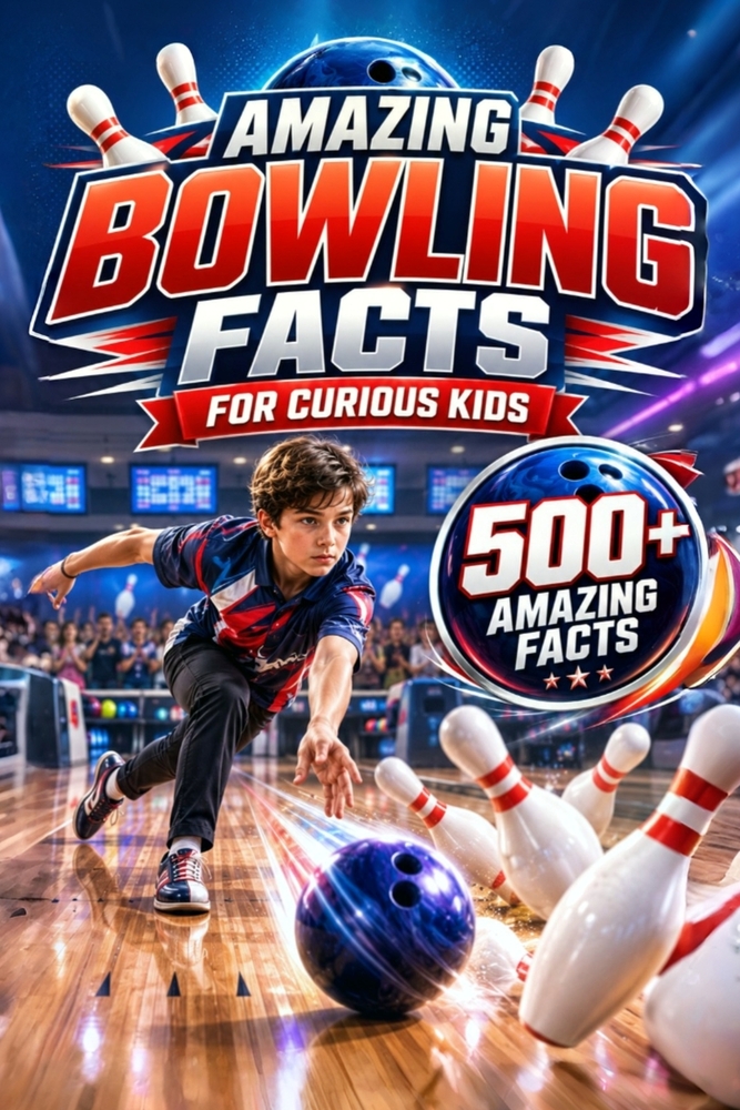 Amazing Bowling Facts For Curious Kids: 500+ Amazing Facts About Ten-Pin Bowling, History, Rules, World Records, Equipment & More for Ages 8-14 cover