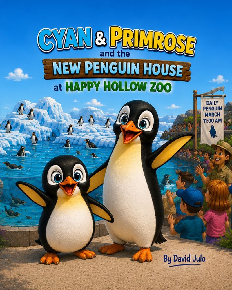 Cyan and Primrose Penguin House at Happy Hollow Zoo: Penuin House at Happy Hollow Zoo cover