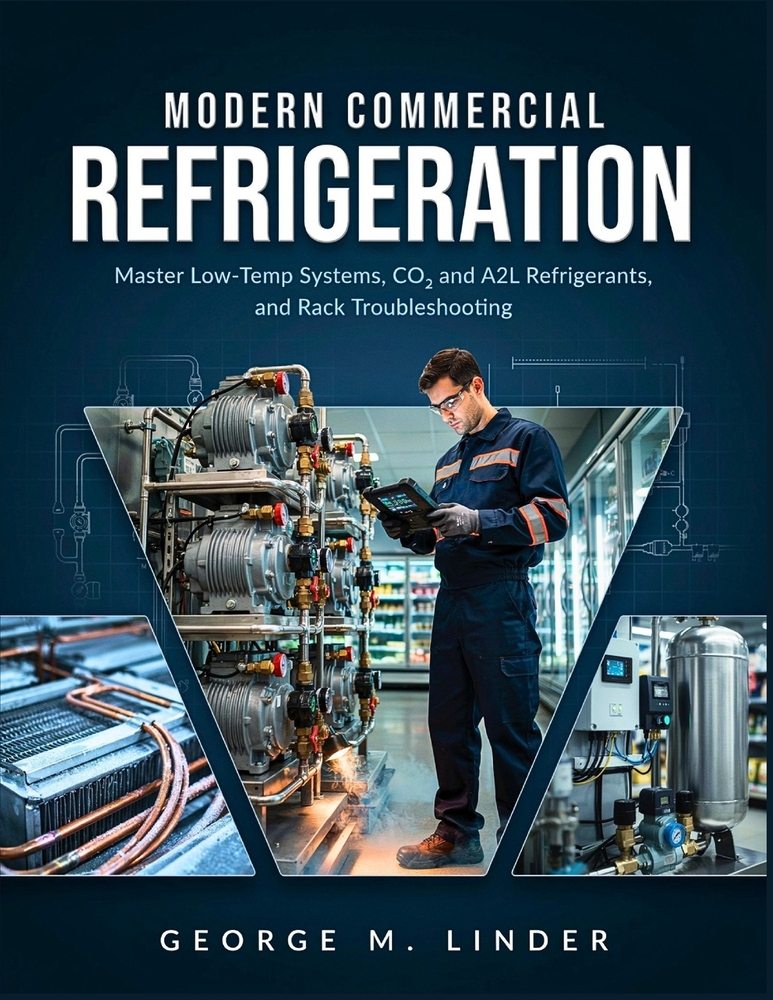 Modern Commercial Refrigeration: Master Low-Temp Systems, CO₂ and A2L Refrigerants, and Rack Troubleshooting cover