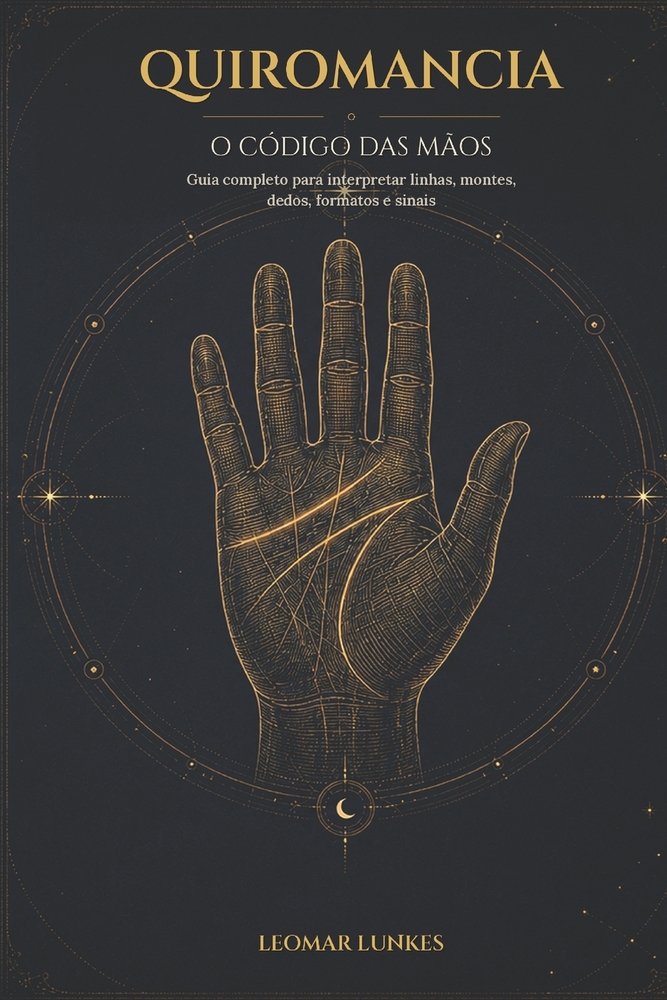 Quiromancia, O Código Das Mãos: Guia completo para interpretar linhas, montes, dedos, formatos e sinais cover