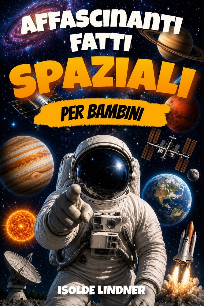 Affascinanti Fatti Spaziali per Bambini Intelligenti: Esplora l'incredibile universo dal nostro sistema solare fino al confine dello spazio cover