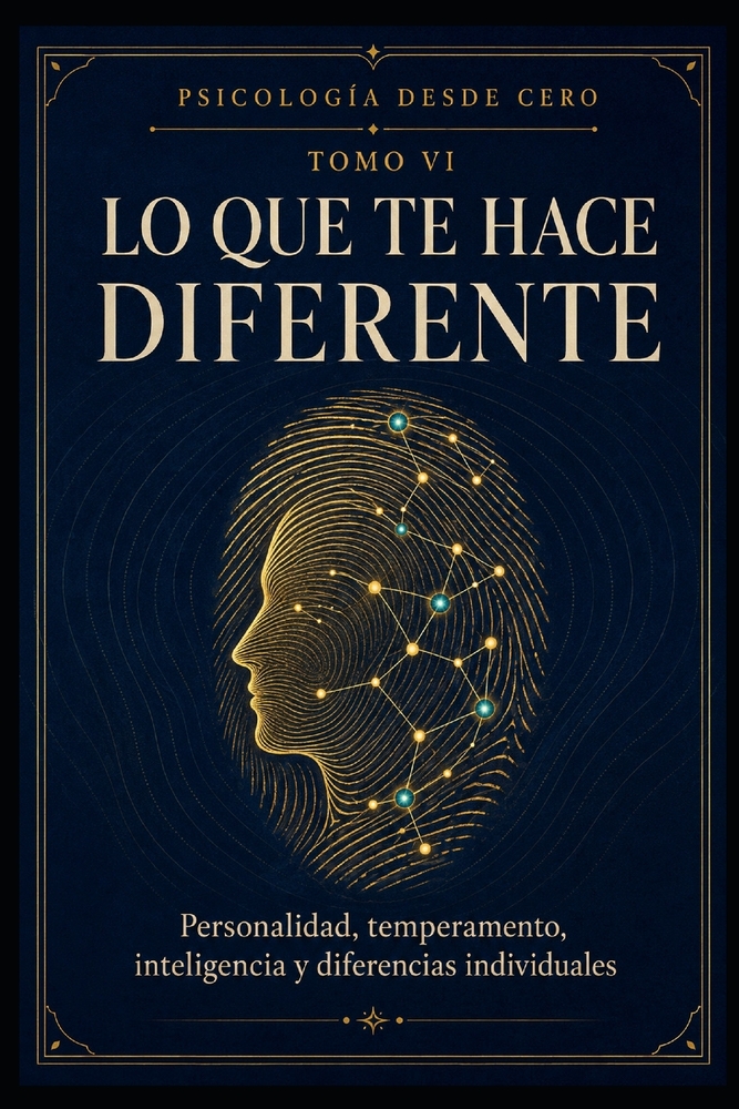 Psicología Desde Cero Tomo VI: LO QUE TE HACE DIFERENTE: Personalidad, temperamento, inteligencia y diferencias individuales cover