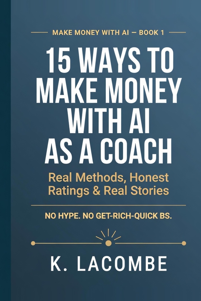 15 Ways to Make Money With AI as a Coach: Real Methods, Honest Ratings & Real Stories - No Hype, No Get-Rich-Quick BS cover