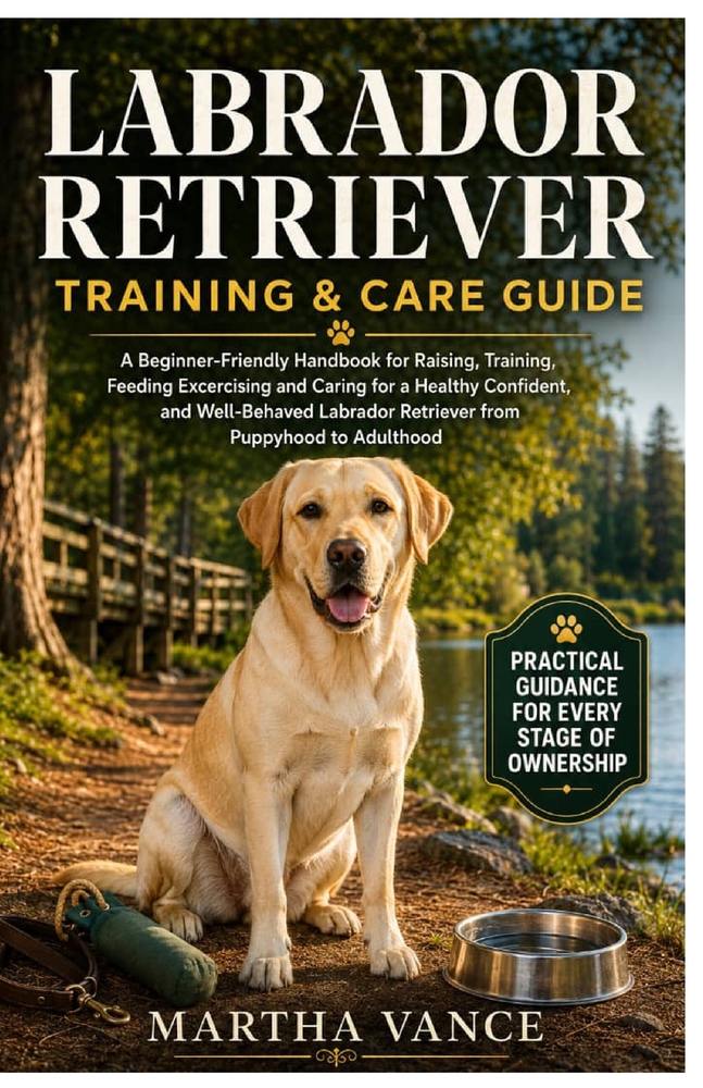 Labrador Retriever Training & Care Guide: A Beginner-Friendly Handbook for Raising, Training, Feeding, Exercising And Caring For A Healthy, Confident, cover