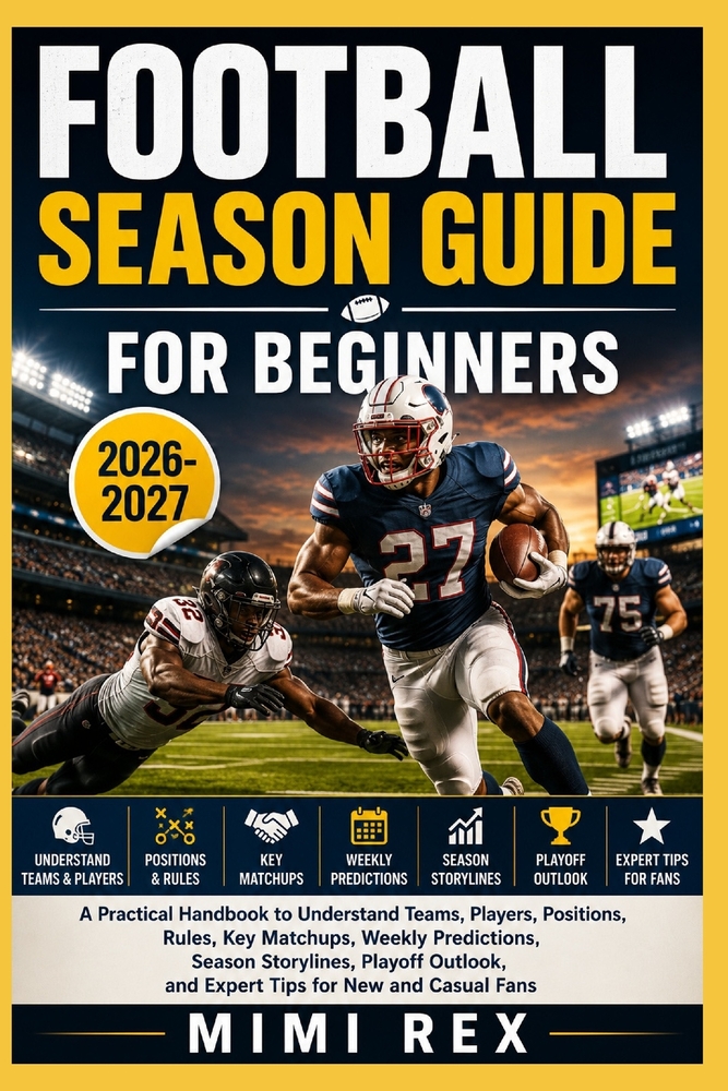 Football Season Guide for Beginners: A Practical Handbook to Understand Teams, Players, Positions, Rules, Key Matchups, Weekly Predictions, Season Sto cover