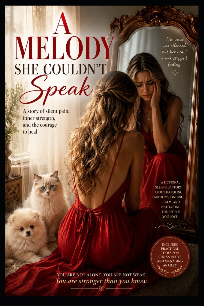 A Melody She Couldn't Speak: A Gentle Guide to Healing Your Heart, Easing Anxiety, and Finding Your Voice Again cover