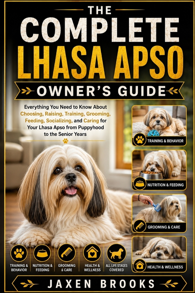 The Complete Lhasa Apso Owner's Guide: Everything You Need to Know About Choosing, Raising, Training, Grooming, Feeding, Socializing, and Caring for Y cover