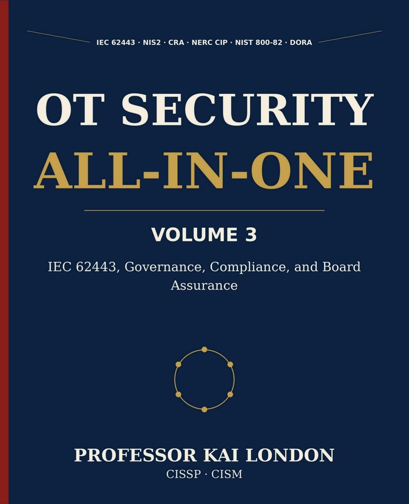 OT Security All-in-One, Volume 3: IEC 62443, Governance, Compliance, and Board: NIS2, Cyber Resilience Act, NERC CIP, NIST 800-82, ISO 27001, Supplier cover
