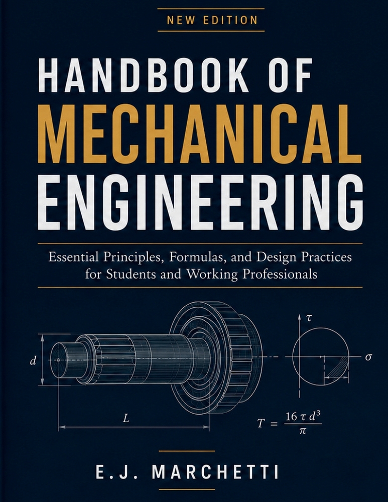 Handbook of Mechanical Engineering: Essential Principles, Formulas, and Design Practices for Students and Working Professionals cover