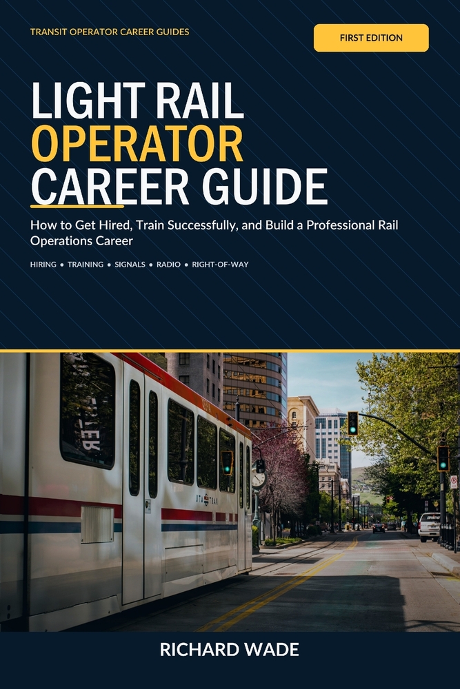 Light Rail Operator Career Guide: How to Get Hired, Train Successfully, and Build a Professional Rail Operations Career cover