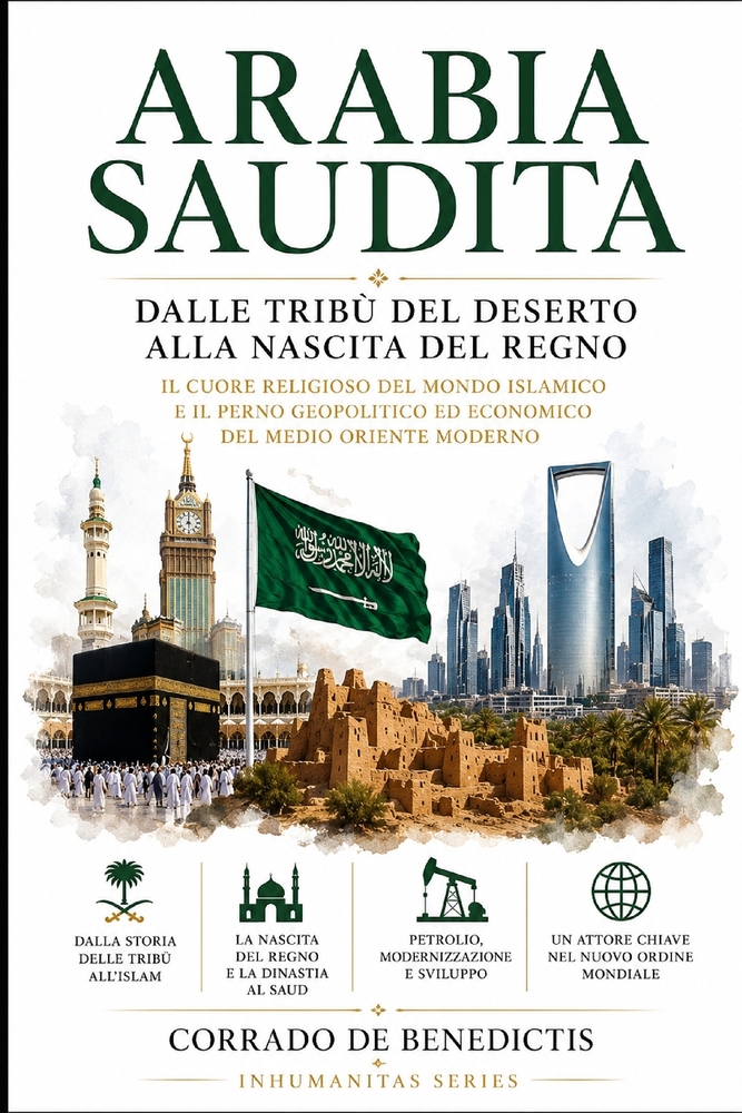 Arabia Saudita: Dalle tribù del deserto alla nascita del regno: il cuore religioso del mondo islamico e il perno geopolitico ed economico del Medio Or cover