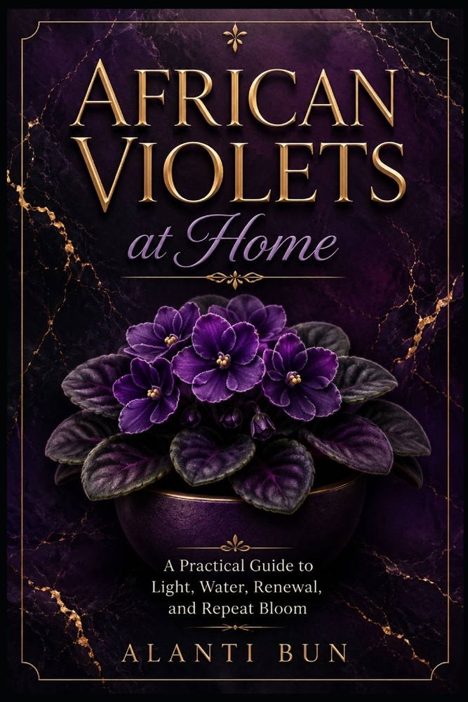 African Violets at Home: A Practical Guide to Light, Water, Renewal, and Repeat Bloom cover