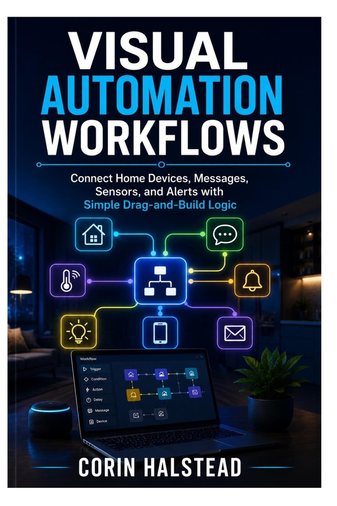 Visual Automation Workflows: Connect Home Devices, Messages, Sensors, and Alerts with Simple Drag-and-Build Logic cover