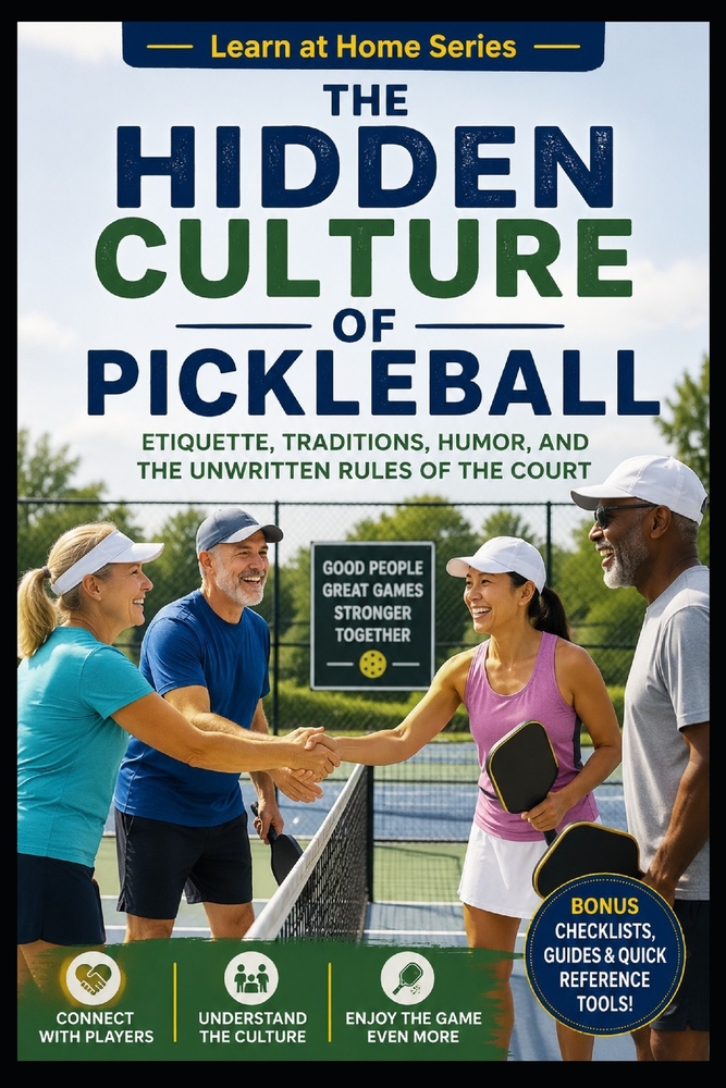 The Hidden Culture of Pickleball: Etiquette, Traditions, Humor, and the Unwritten Rules of the Court cover