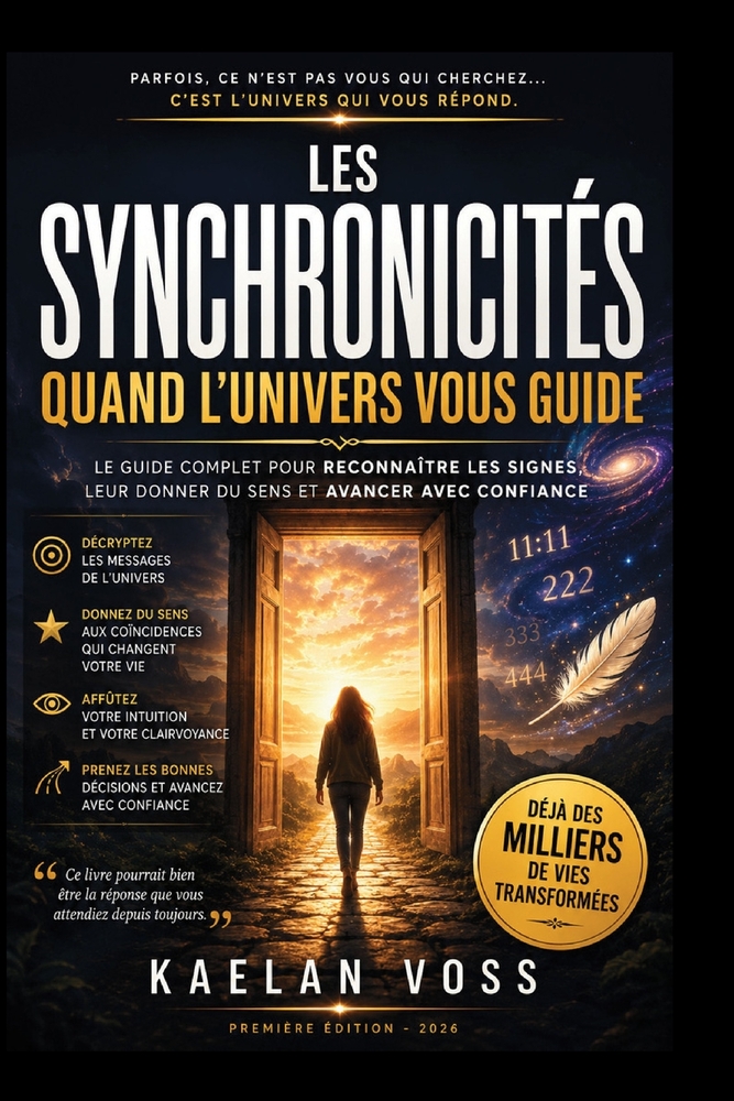 Les Synchronicités. Quand l'Univers Vous Guide.: Le guide complet pour reconnaître les signes, leur donner du sens et avancer avec confiance. cover