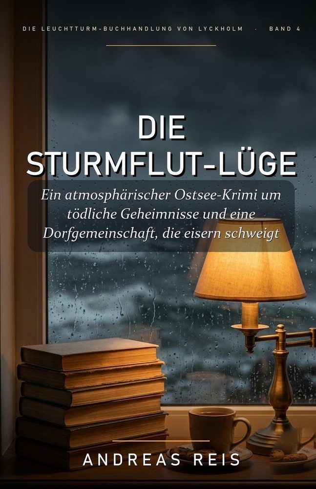 Die Sturmflut-Lüge: Ein atmosphärischer Ostsee-Krimi um tödliche Geheimnisse und eine Dorfgemeinschaft, die eisern schweigt cover
