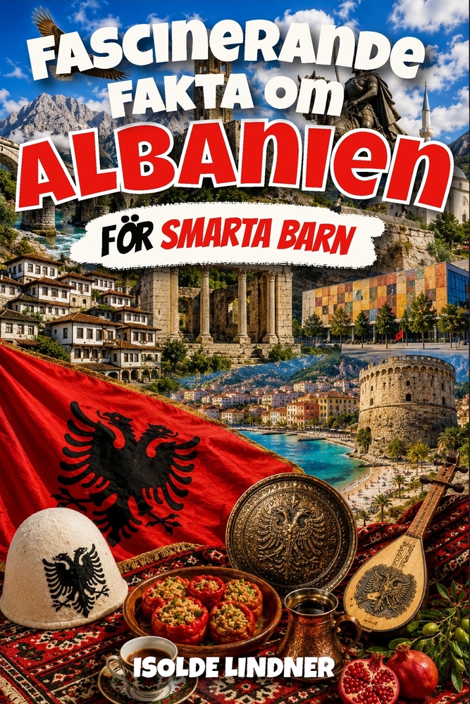 Fascinerande fakta om Albanien för smarta barn: Upptäck historien, naturen, kulturen och de överraskande hemligheterna i ett av Europas mest unika län cover