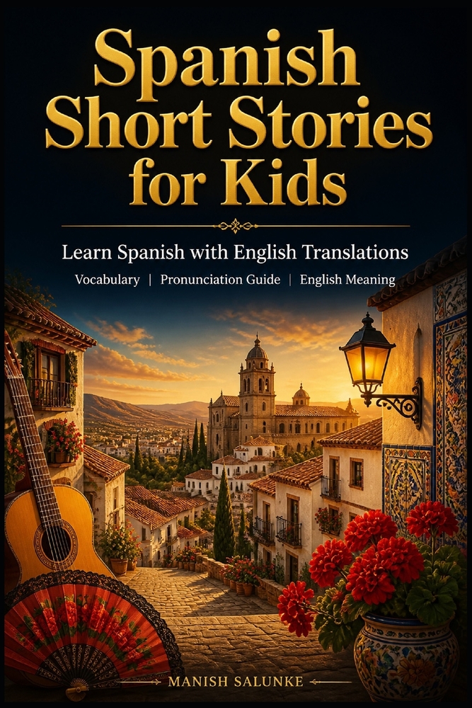Spanish Short Stories for Kids: Learn Spanish with English Translations Vocabulary Pronunciation Guide English Meaning cover