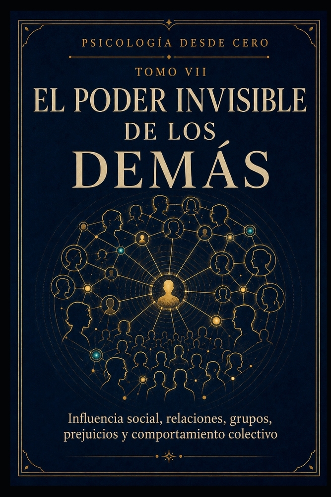 Psicología Desde Cero Tomo VII: EL PODER INVISIBLE DE LOS DEMÁS: Influencia social, relaciones, grupos, prejuicios y comportamiento colectivo cover