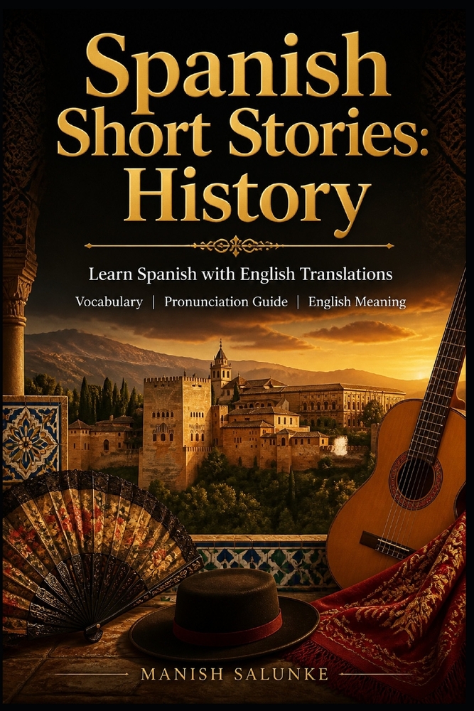 Spanish Short Stories: Science Fiction and Fantasy: Learn Spanish with English Translations Vocabulary Pronunciation Guide English Meaning cover
