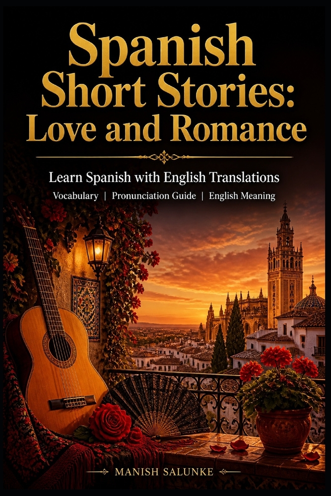 Spanish Short Stories: Science Fiction and Fantasy: Learn Spanish with English Translations Vocabulary Pronunciation Guide English Meaning cover