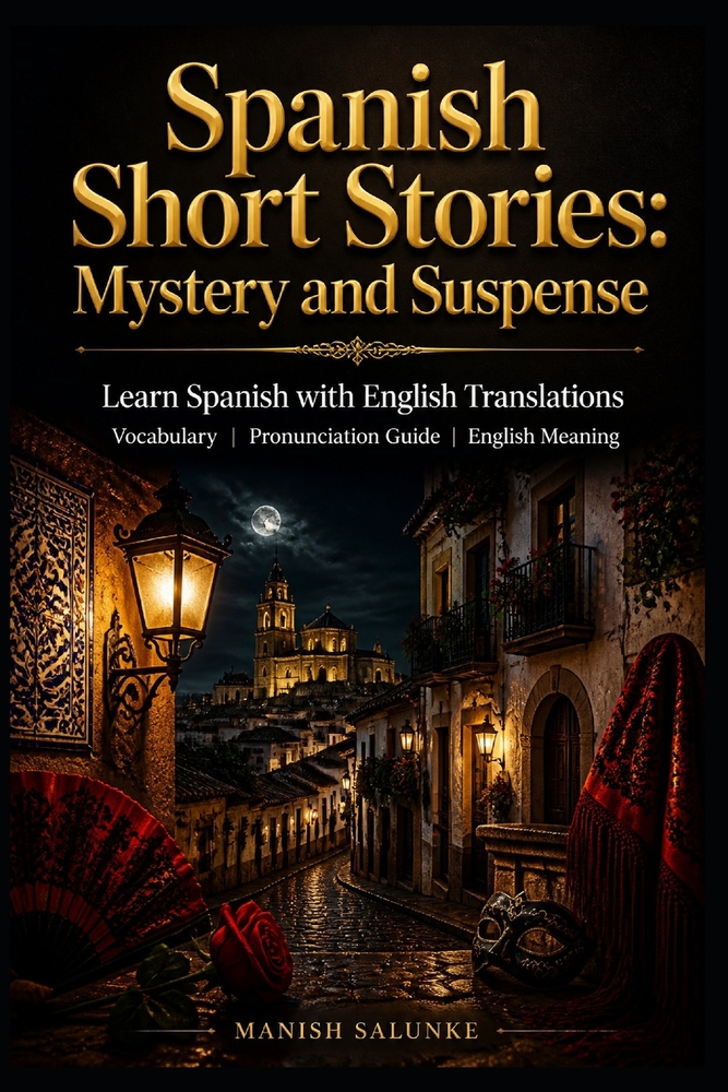 Spanish Short Stories: Science Fiction and Fantasy: Learn Spanish with English Translations Vocabulary Pronunciation Guide English Meaning cover