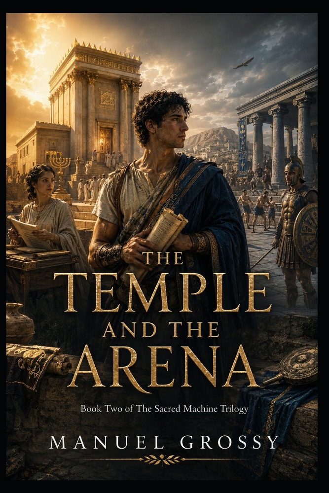The Temple and the Arena: A family divided by competing promises of survival. cover