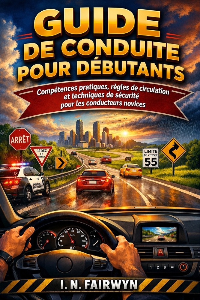 Guide de Conduite Pour Débutants: Compétences pratiques, règles de circulation et techniques de sécurité pour les conducteurs novices cover