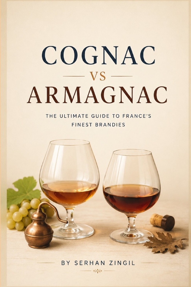 COGNAC vs ARMAGNAC - THE ULTIMATE FRENCH BRANDY GUIDE: Everything You Need to Know About French Brandy, Tasting, Aging, Food Pairing, Cocktails, and B cover