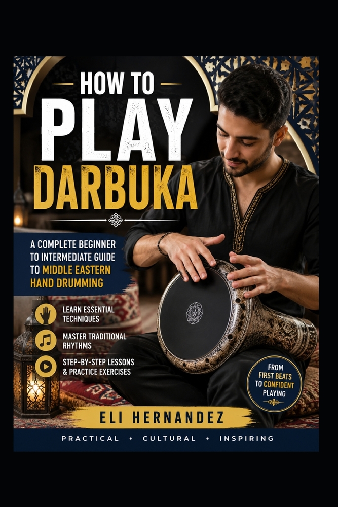 How to Play Darbuka: A Complete Beginner to Intermediate Guide to Middle Eastern Hand Drumming cover