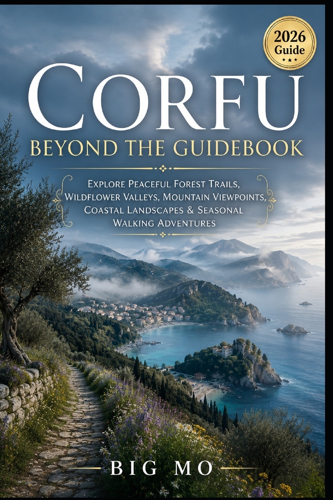 Corfu Beyond the Guidebook: Explore Peaceful Forest Trails, Wildflower Valleys, Mountain Viewpoints, Coastal Landscapes & Seasonal Walking Adventures cover