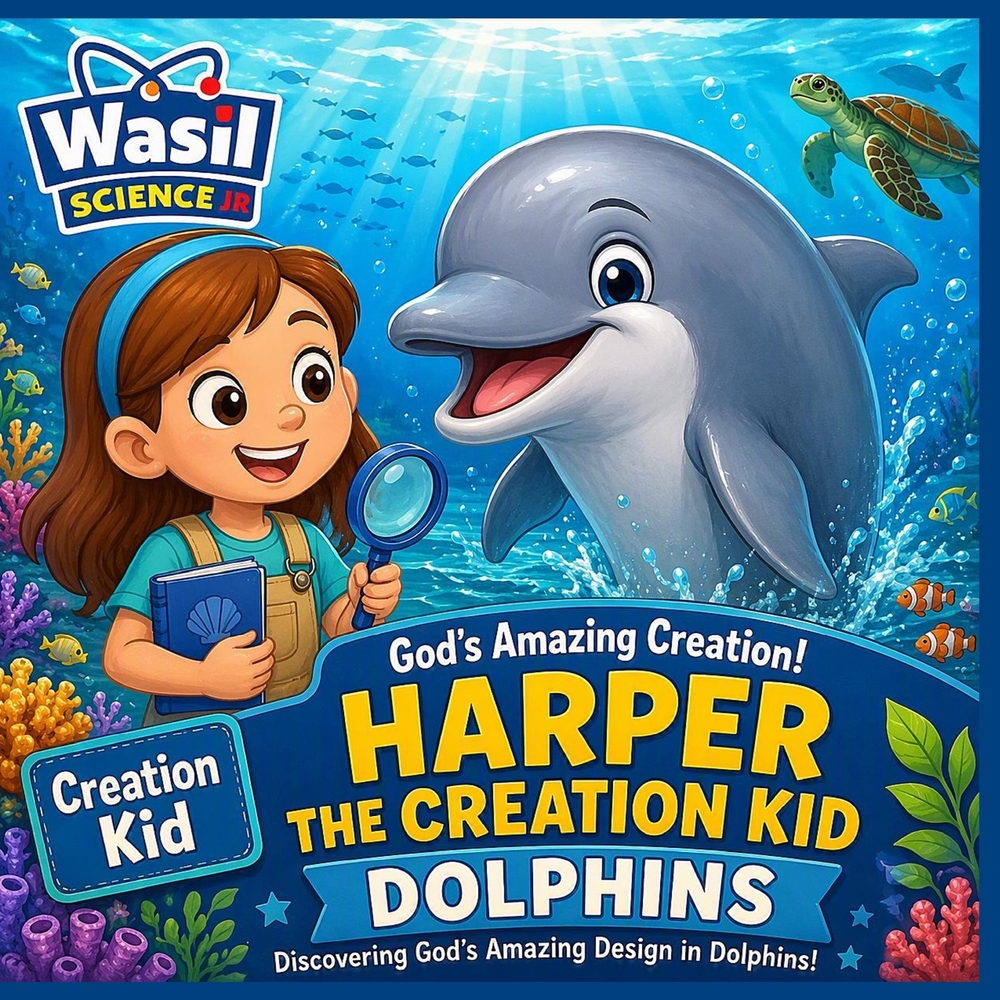 Wasil Science Jr: Harper the Creation Kid Dolphins cover