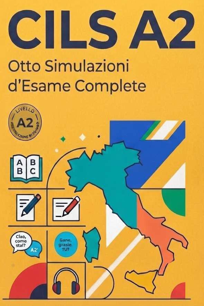 Cils A2: Diciotto Simulazioni d'Esame Complete: Prove di comprensione della lettura, analisi delle strutture di comunicazione, produzione scritta e or cover