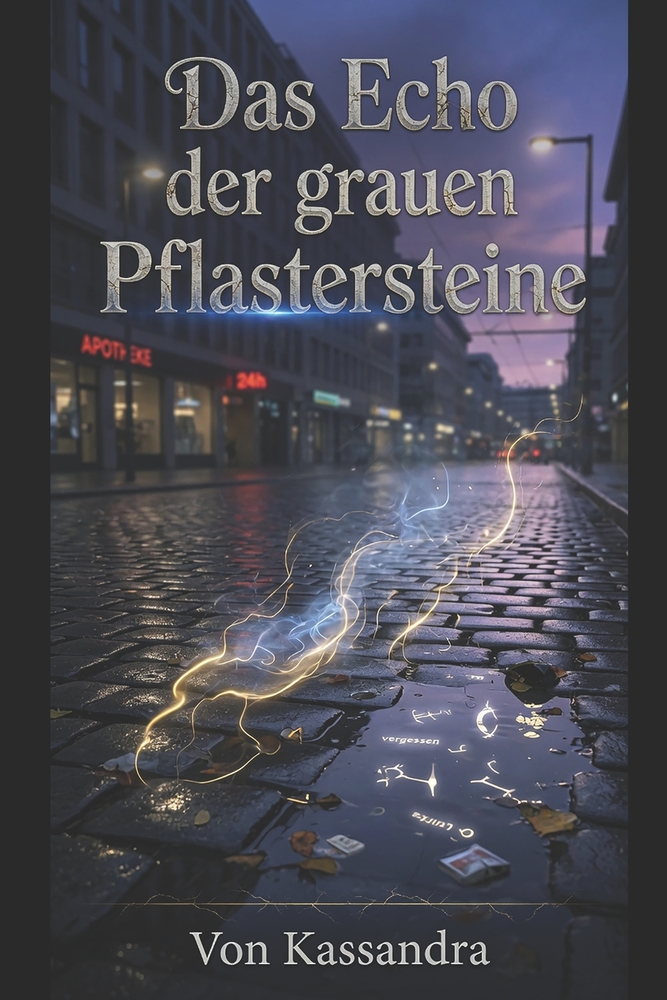 Das Echo der grauen Pflastersteine: Urban Fantasy Roman über die vergessenen Risse der Wirklichkeit cover