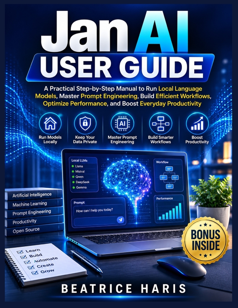 Jan AI User Guide: A Practical Step-by-Step Manual to Run Local Language Models, Master Prompt Engineering, Build Efficient Workflows, Optimize Perfor cover