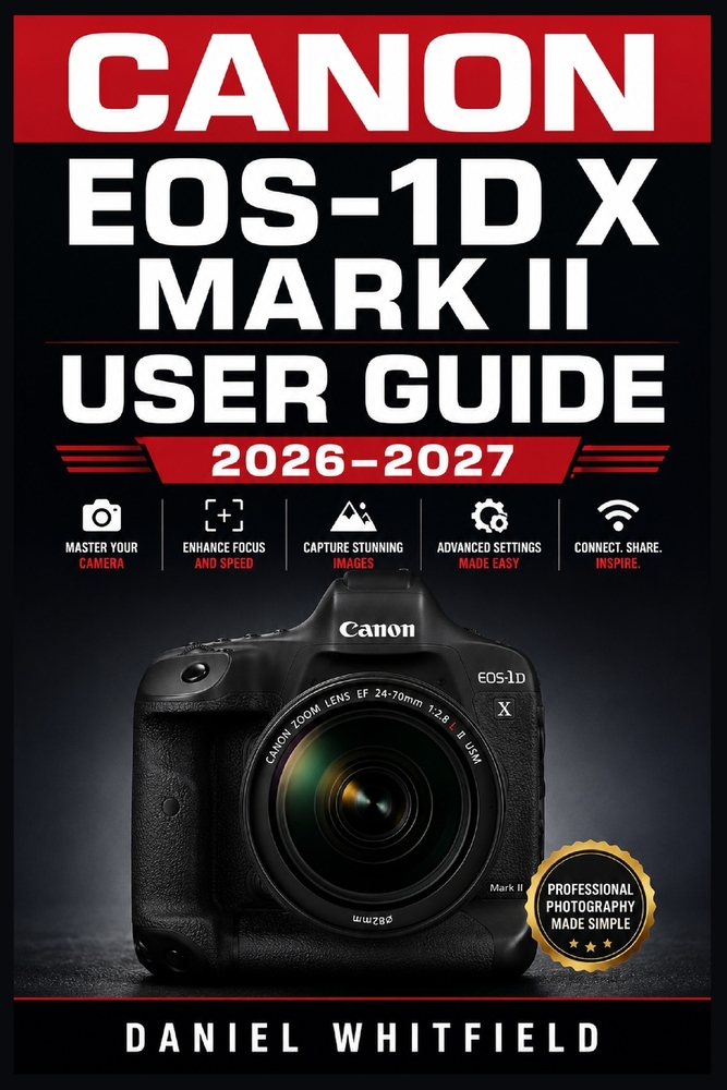 Canon Eos-1d X Mark II User Guide 2026-2027: Master Every Setting, Mode, and Feature The Complete Reference for Sports, Wildlife, and Professional Pho cover