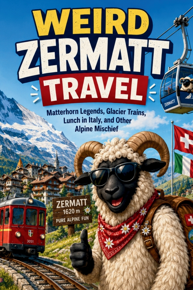 Weird Zermatt Travel: Matterhorn Legends, Glacier Trains, Lunch in Italy, and Other Alpine Mischief cover