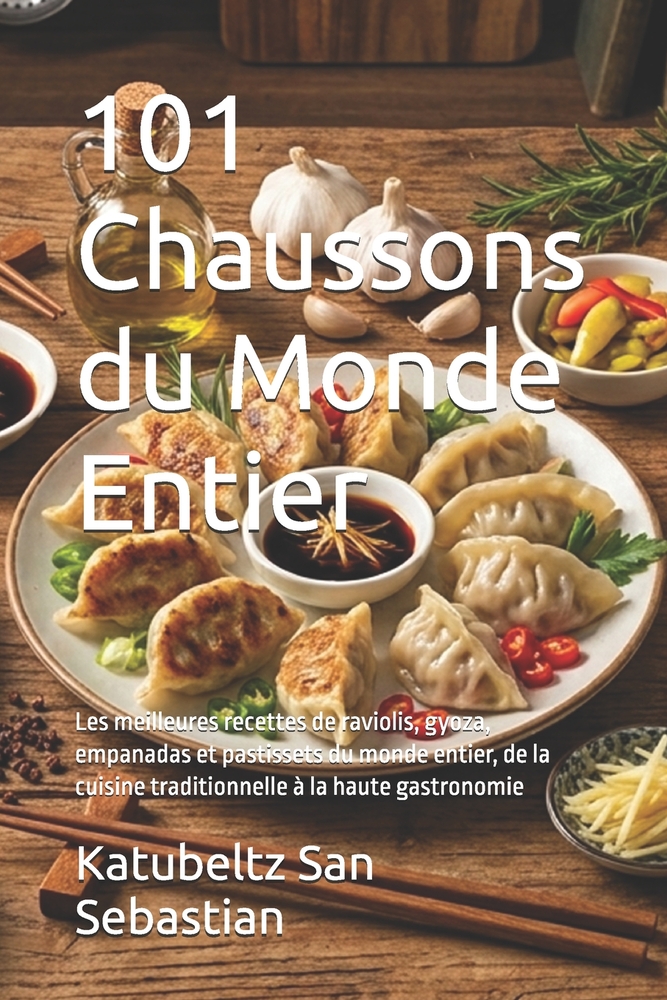 101 Chaussons du Monde Entier: Les meilleures recettes de raviolis, gyoza, empanadas et pastissets du monde entier, de la cuisine traditionnelle à la cover