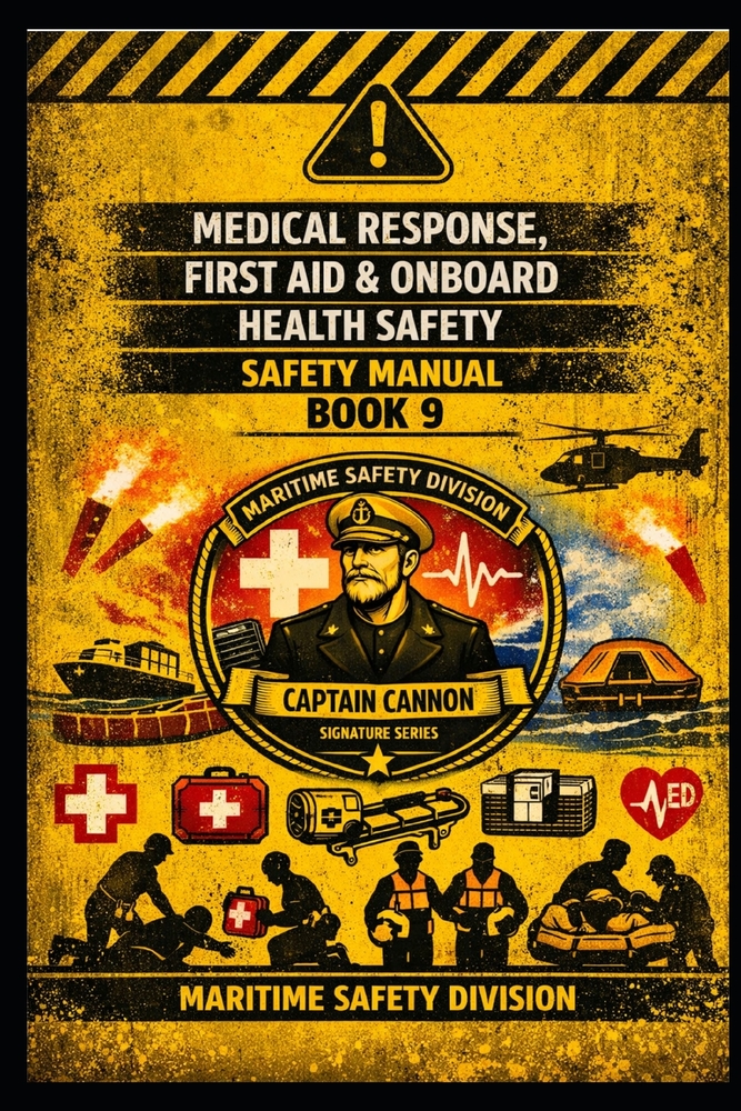 Medical Response, First Aid & Onboard Health Safety Manual -BOOK 9 cover