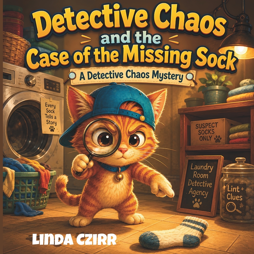 Detective Chaos and the Case of the Missing Sock: A Funny Whodunit Mystery Picture Book for Kids of All Ages cover
