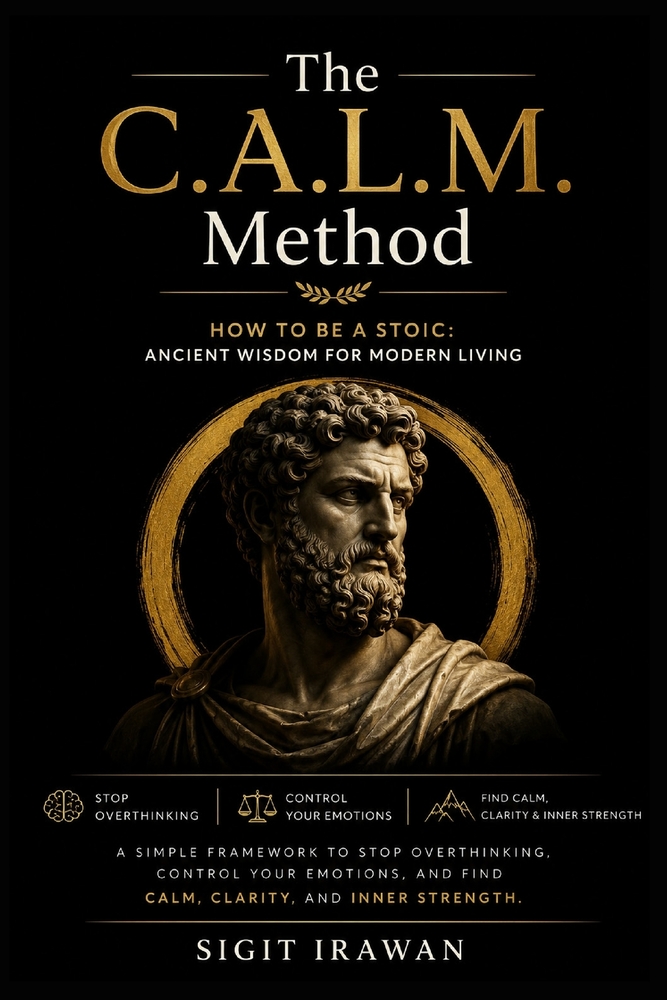 How To Be a Stoic: Ancient Wisdom For Modern Living: The C.A.L.M. Method. A Simple Framework to Stop Overthinking, Control Your Emotions, and Find Cal cover