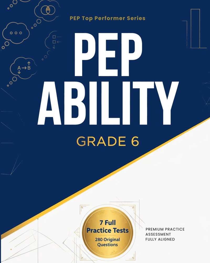 Primary Exit Profile (PEP) Grade 6 Ability Practice Tests cover
