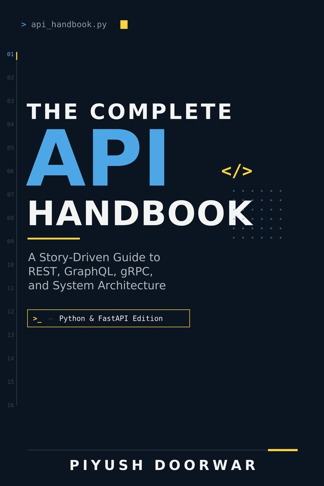 The Complete API Handbook: A Story-Driven Guide to REST, GraphQL, gRPC, and System Architecture (Python & FastAPI Edition) cover