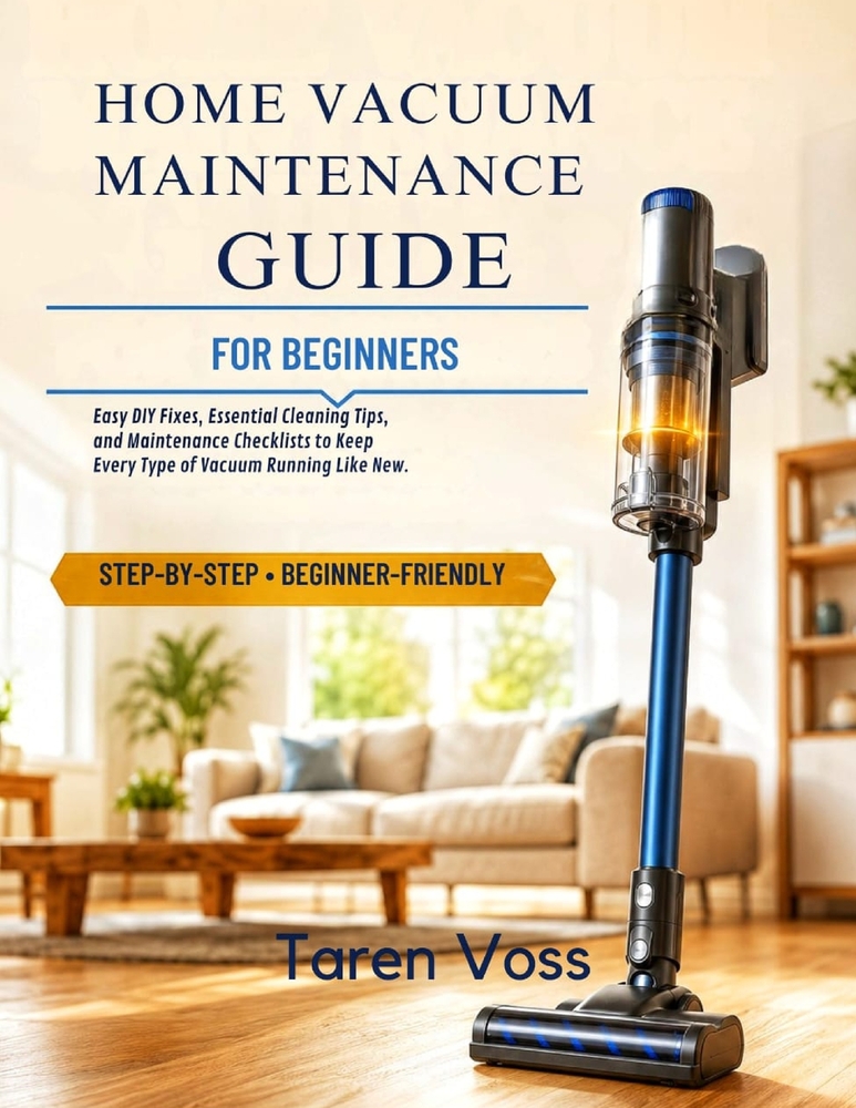 Home Vacuum Maintenance Guide for Beginners: Easy DIY Fixes, Essential Cleaning Tips, and Maintenance Checklists to Keep Every Type of Vacuum Running cover