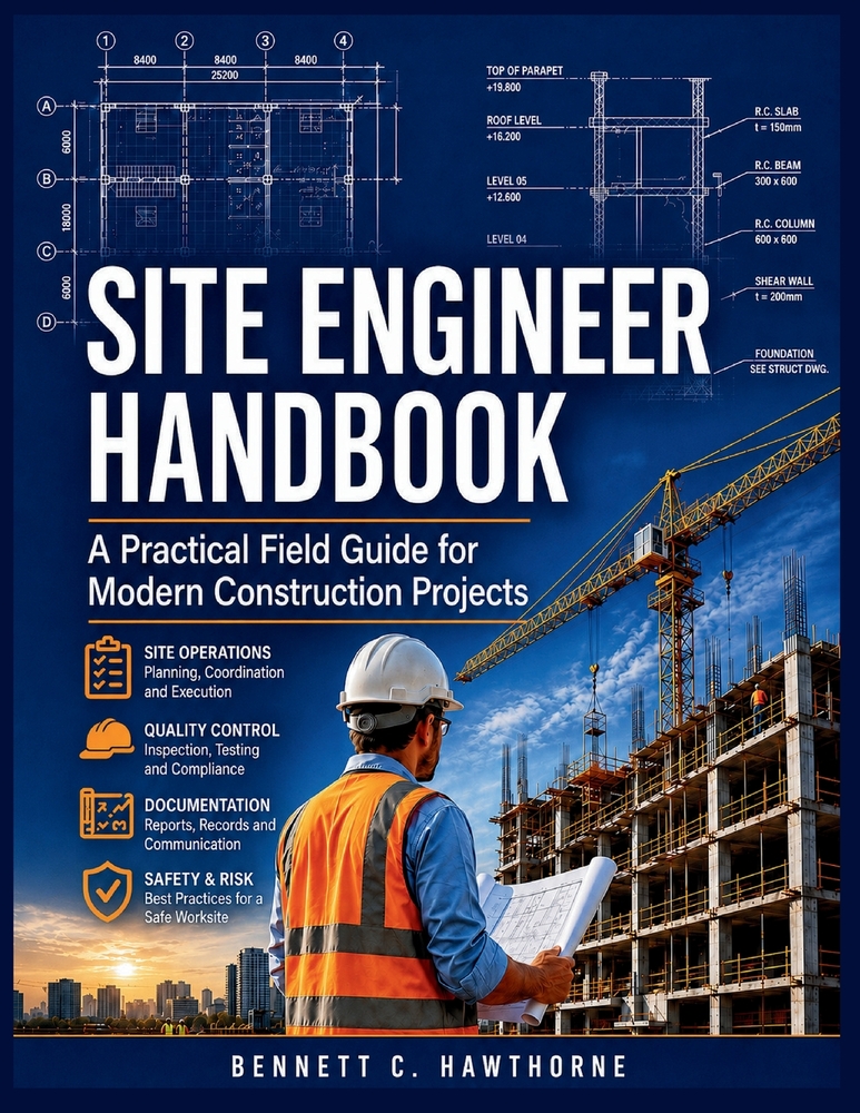 Site Engineer Handbook: A Practical Field Guide for Modern Construction Projects cover