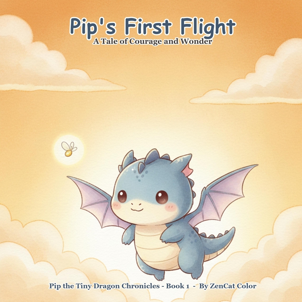Pip's First Flight: A Tiny Dragon's Tale of Courage: Pip the Tiny Dragon Chronicles #1 cover