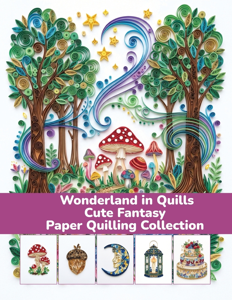Wonderland in Quills Cute Fantasy Paper Quilling Collection: Quilling Art Galery cover